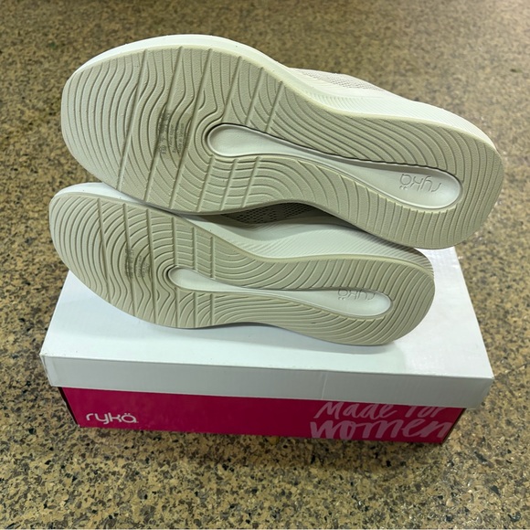 Ryka Women's White and Yellow Athletic Shoes - Picture 3 of 6